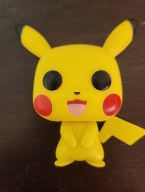 Funko Pop! Pokemon Pikachu Vinyl Figure - Yellow with Red Cheeks